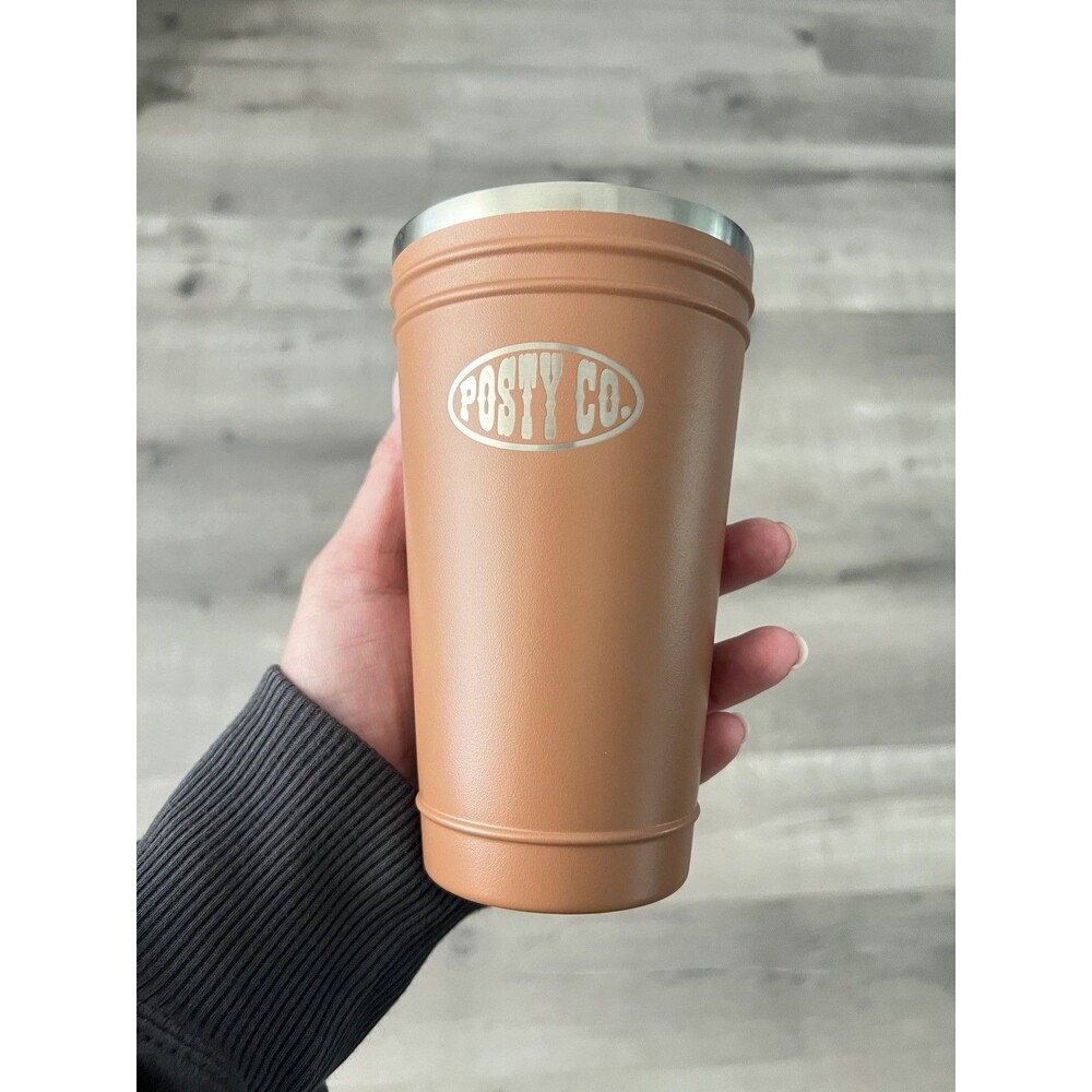 POST MALONE Big A** Stadium Tour X DETROIT Light Brown BEER PINT CUP Stanley